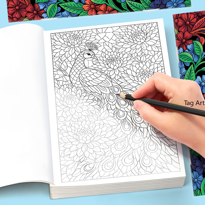 Adult Coloring Book Stress Relief - Adult Meditation, Stress Relief, Anxiety Relief,