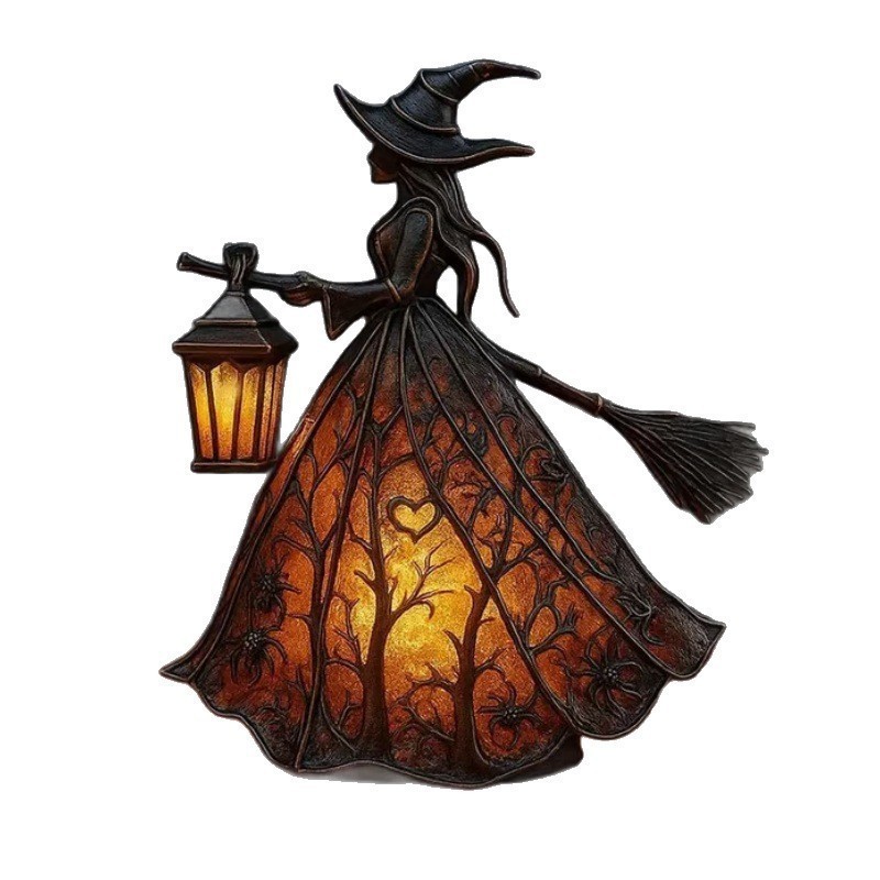 Movies - Witch Resin Tabletop Night Light with