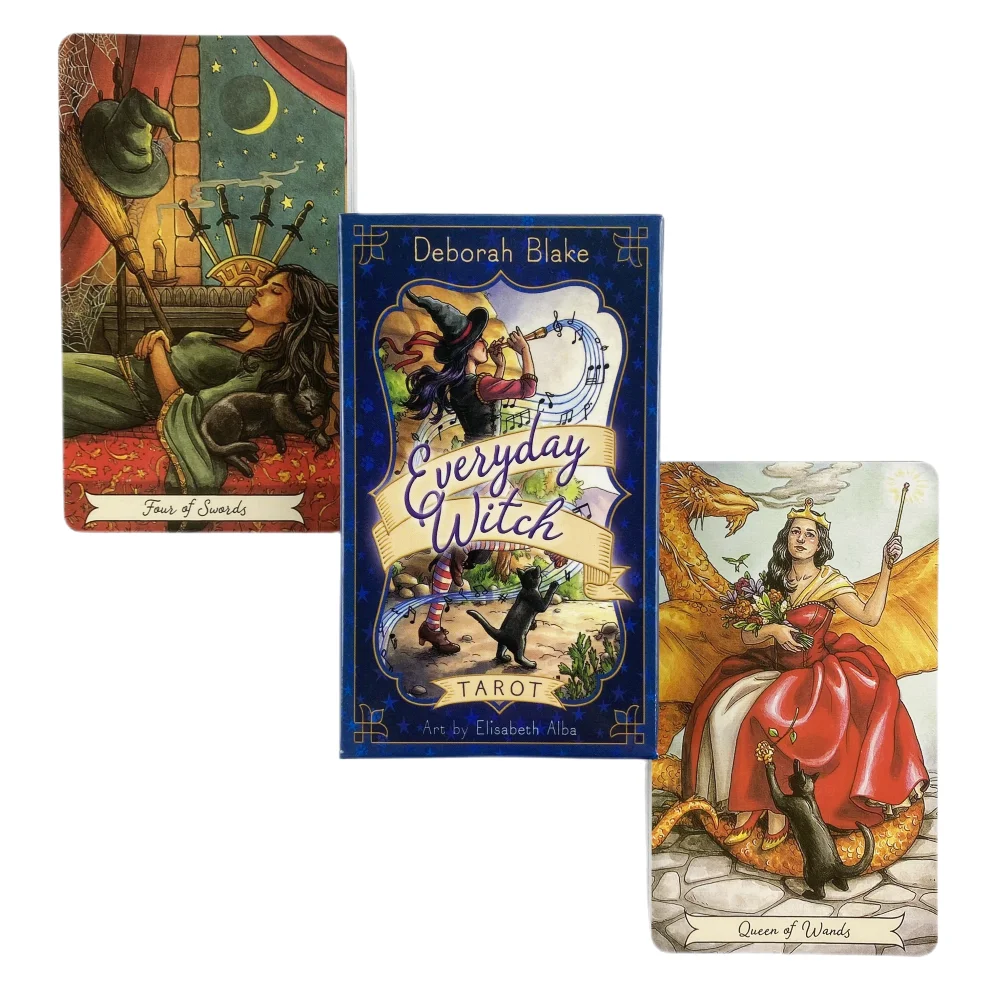 Tarot Deck With Guidebook - Everyday Witch Tarot Cards Deck Oracle