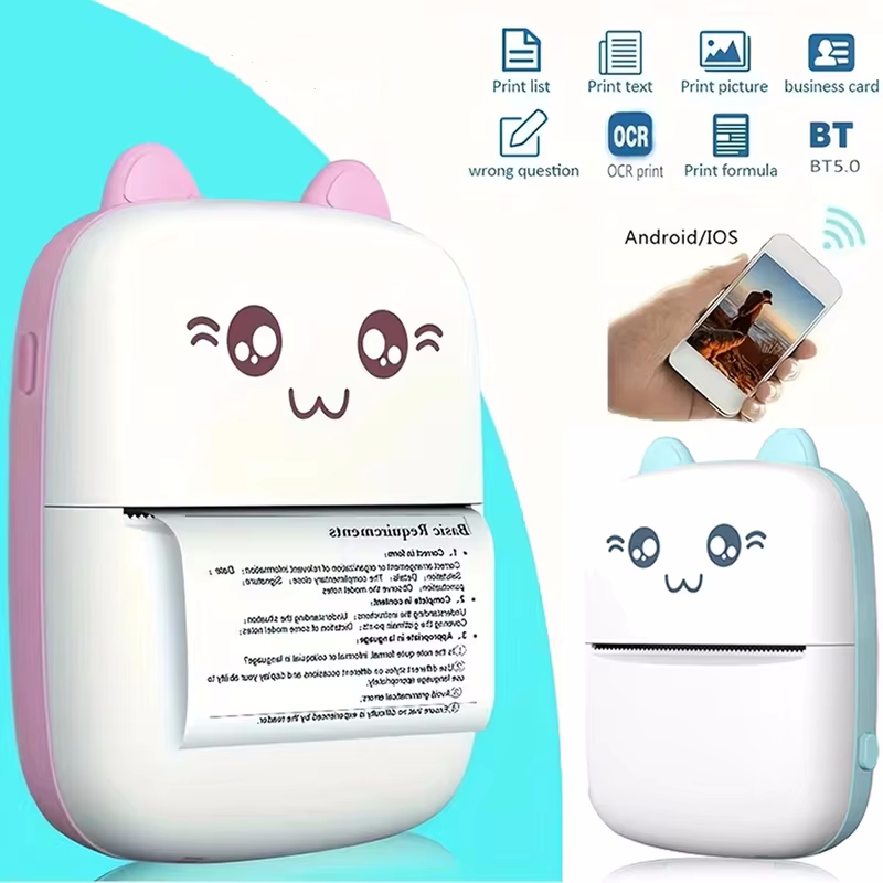 Mini portable thermal printer  - огляд і ціна Mini Pocket Thermal Printer Paper Roll