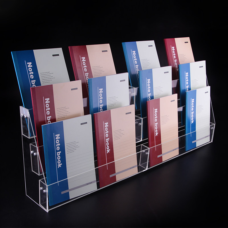Stepped Clear Acrylic Notebook - огляд і ціна Clear Acrylic Book Stand Holder