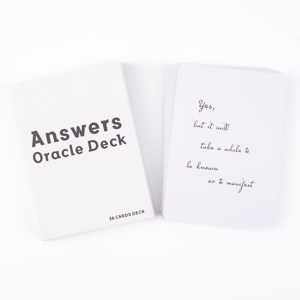 Answers Oracle Deck 36 Cards M - огляд і ціна Tarot Deck With Guidebook