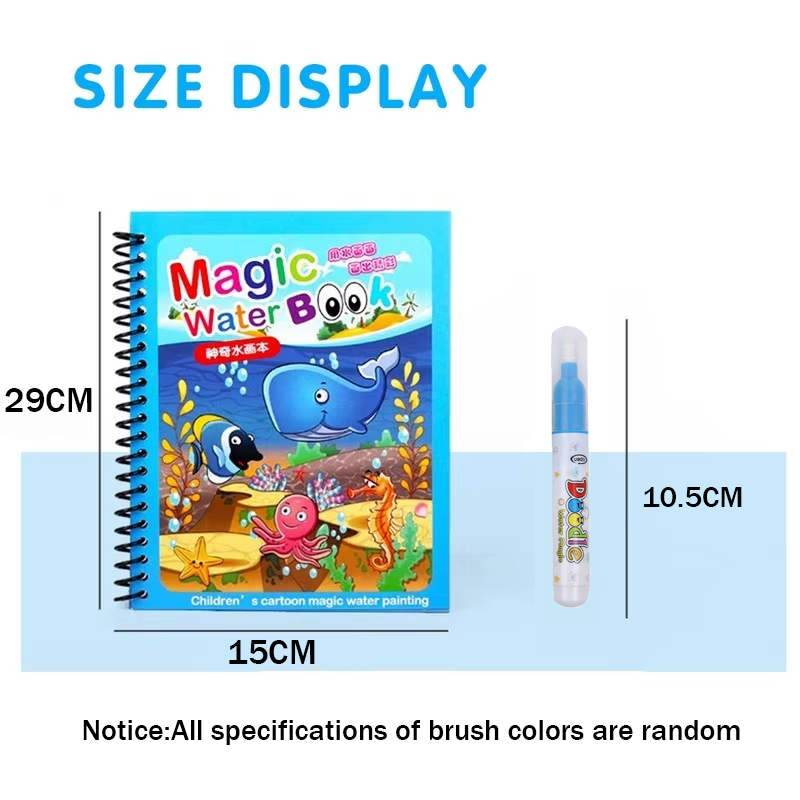 Magic Water Painting Book Reus - огляд і ціна Reusable Water Magic Coloring Book
