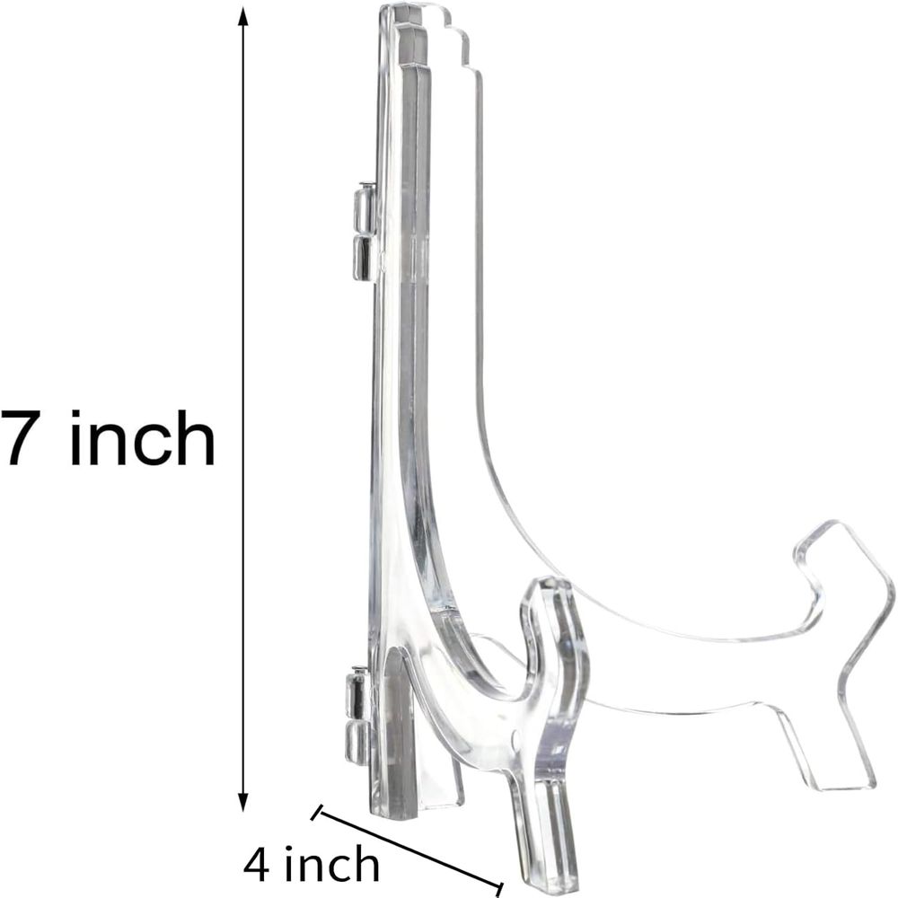 6 Pack 7 Inch Clear Acrylic Ea - огляд і ціна Clear Acrylic Book Stand Holder