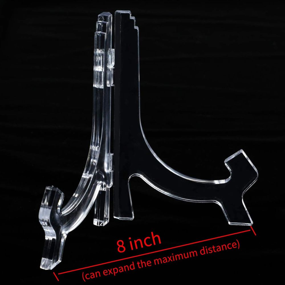 6 Pack 7 Inch Clear Acrylic Ea - огляд і ціна Clear Acrylic Book Stand Holder