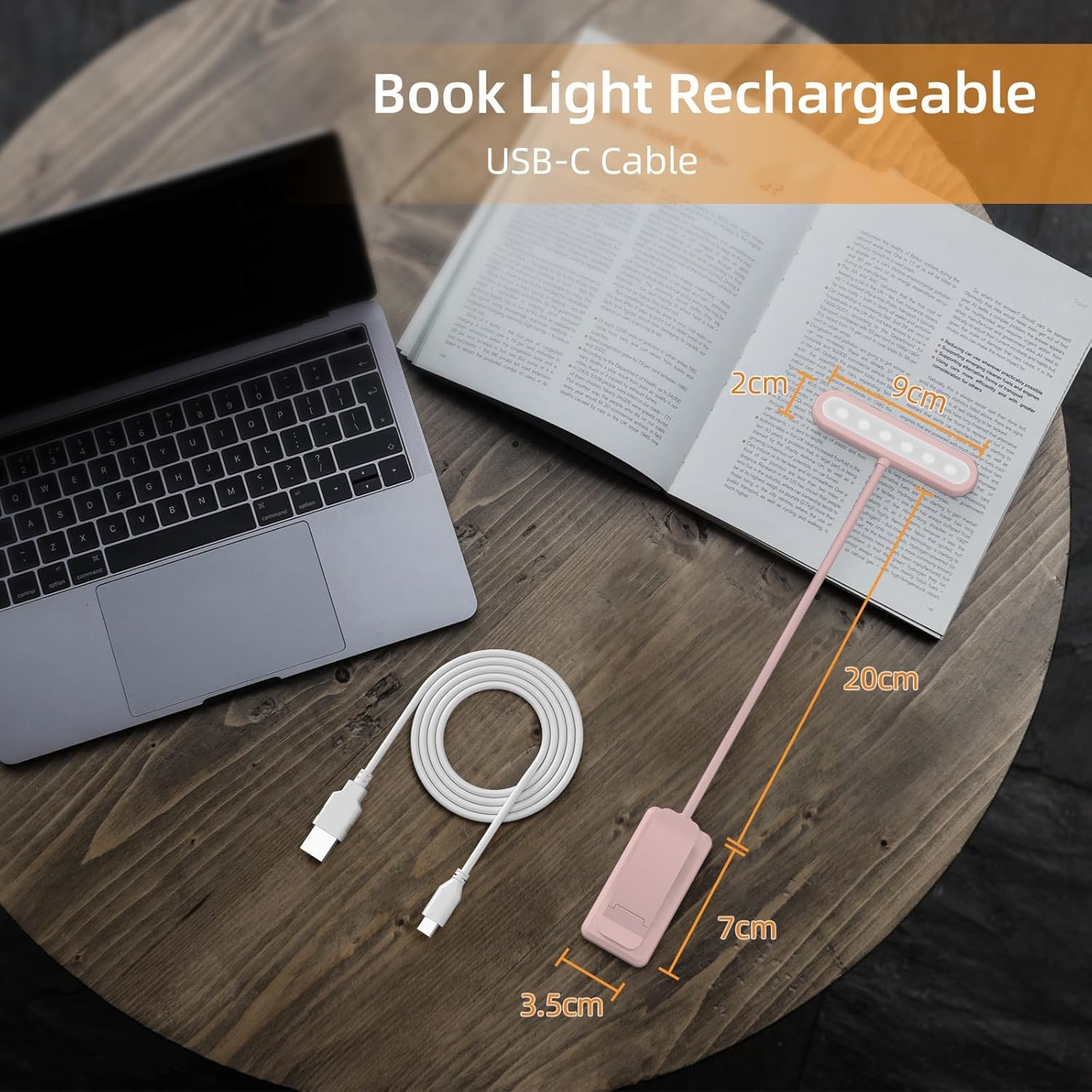 Reading Lamp Book Clamp Black/ - огляд і ціна Books
