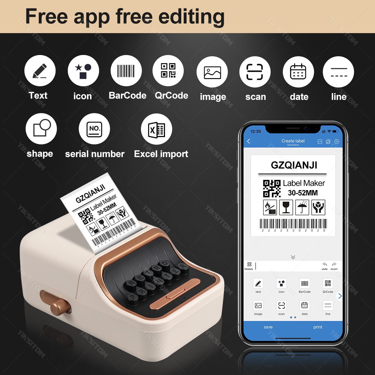 2inch Label Mini Printer Pocke - огляд і ціна Mini Pocket Thermal Printer Paper Roll