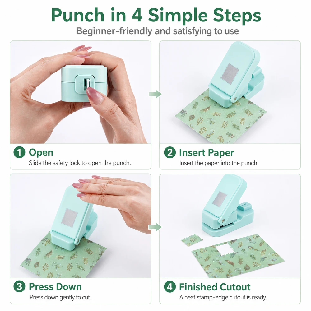Postage Stamp Edge Paper Punch - огляд і ціна Books