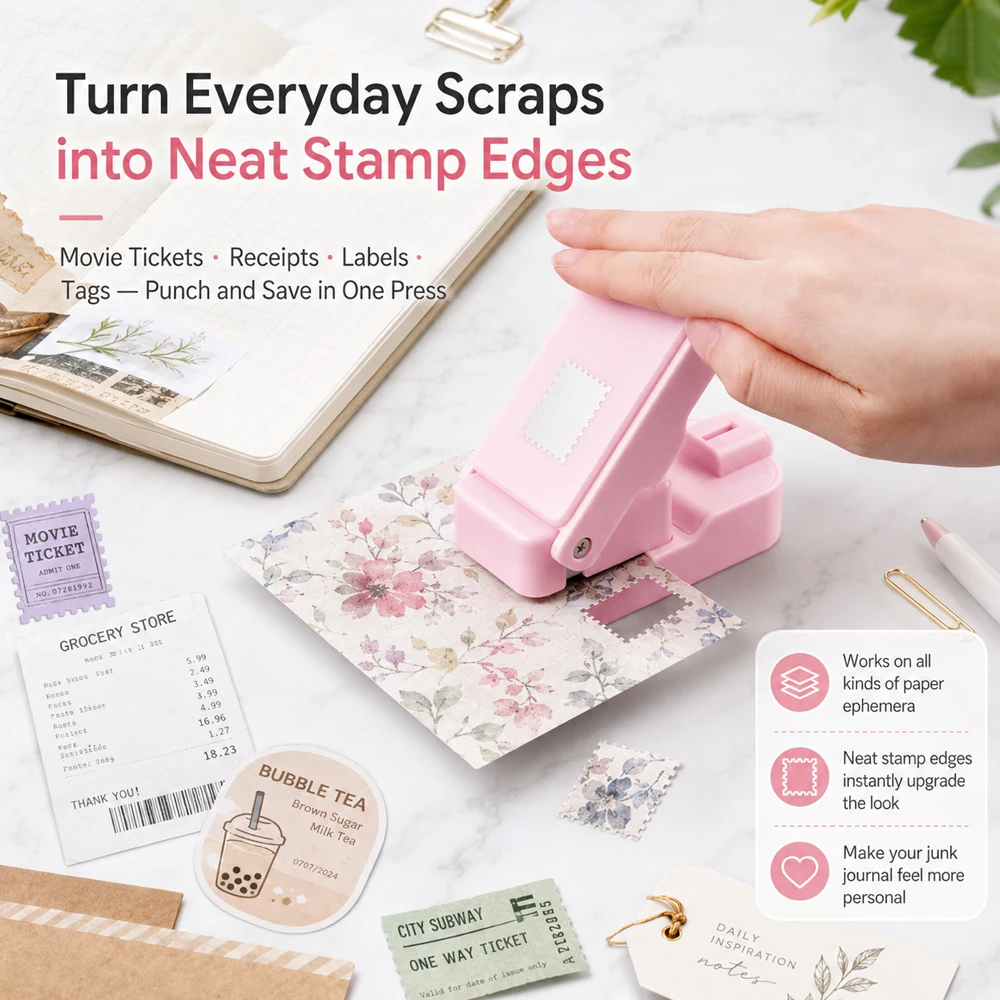 Postage Stamp Edge Paper Punch - огляд і ціна Books