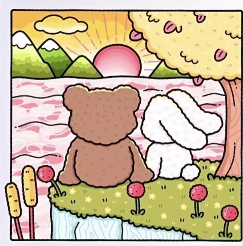 FUZZY IN LOVE Bold-easy Patter - огляд і ціна Adult Coloring Book Stress Relief