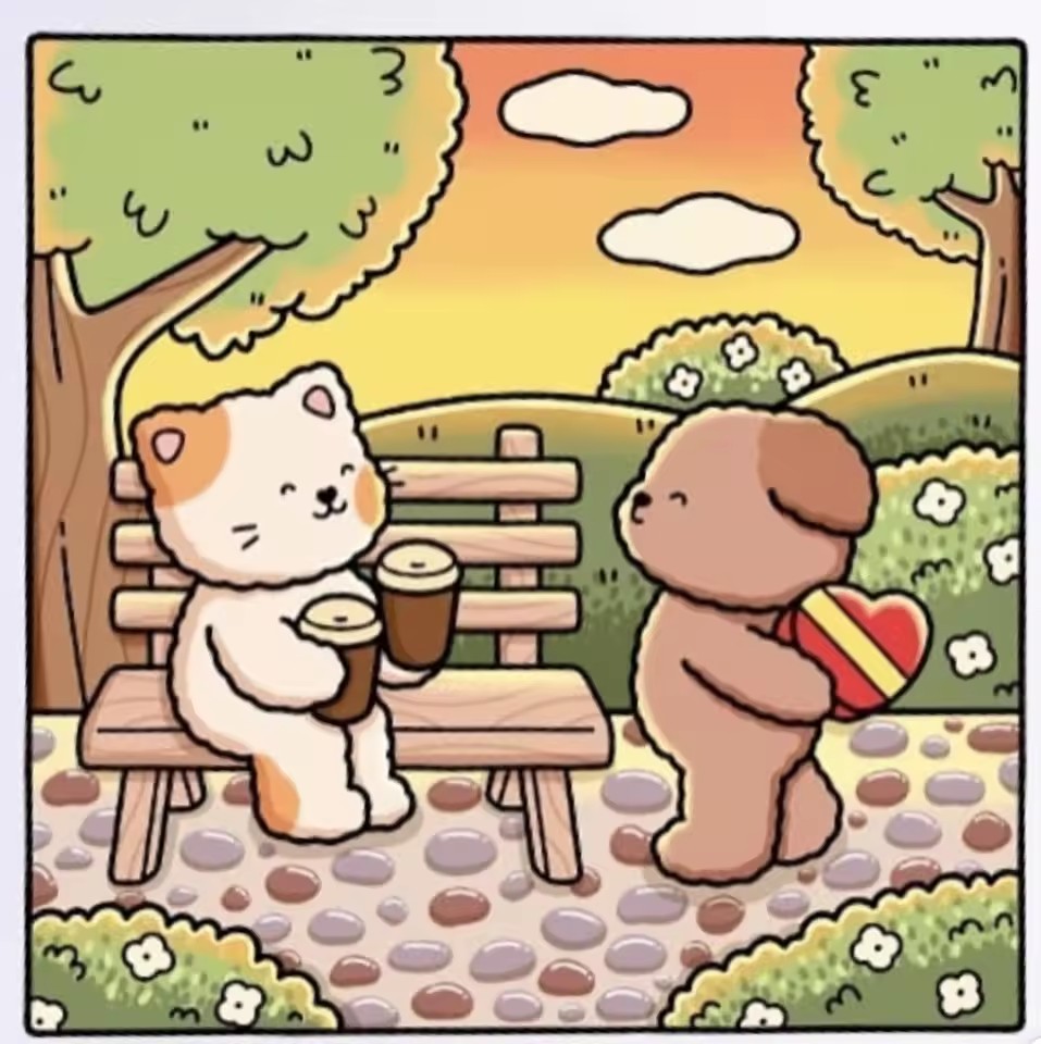 FUZZY IN LOVE Bold-easy Patter - огляд і ціна Adult Coloring Book Stress Relief