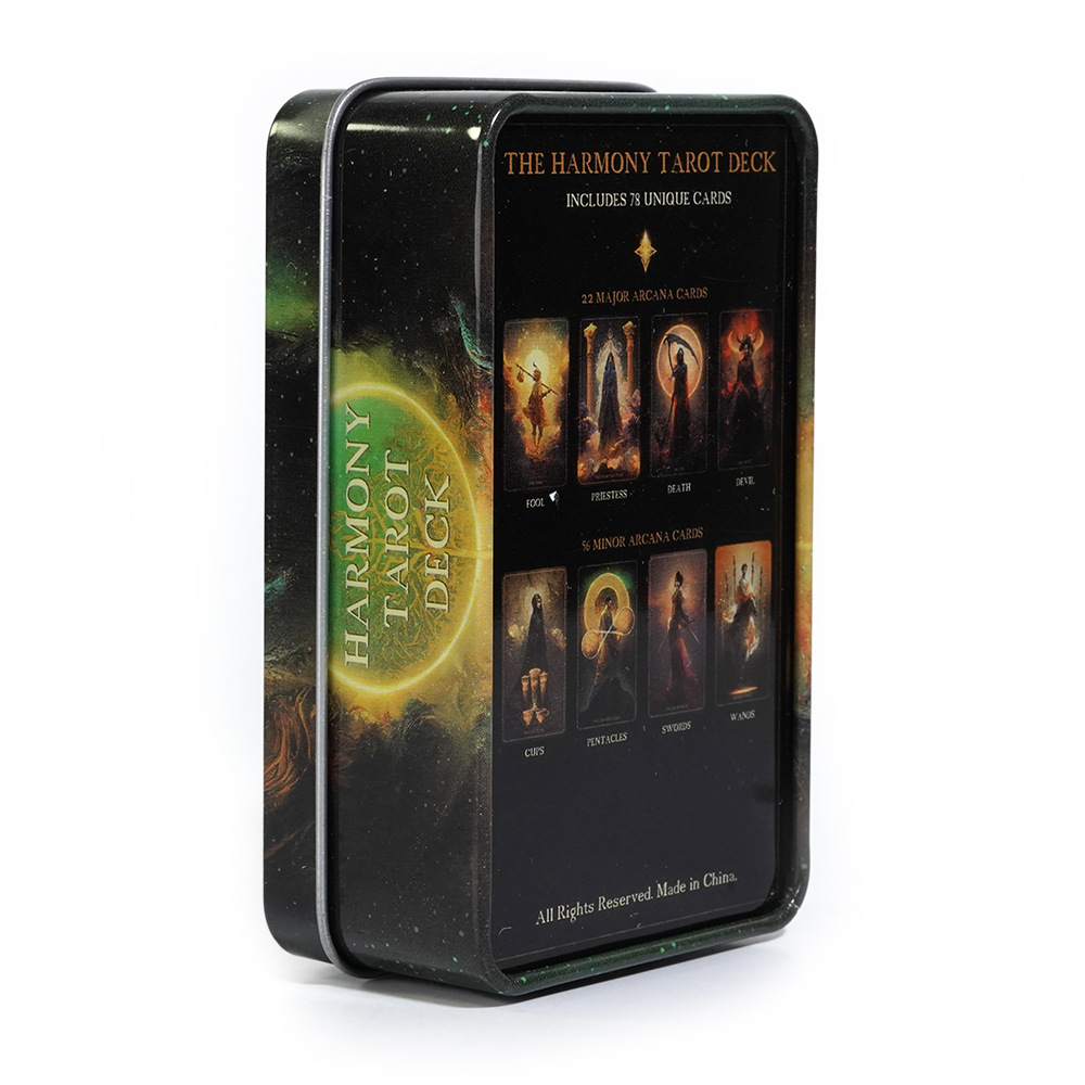 Harmony Tarot In A Tin with Gi - огляд і ціна Tarot Deck With Guidebook