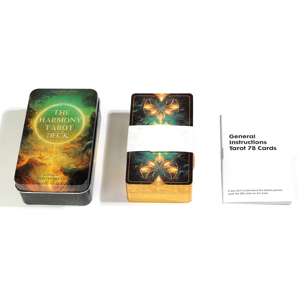 Harmony Tarot In A Tin with Gi - огляд і ціна Tarot Deck With Guidebook