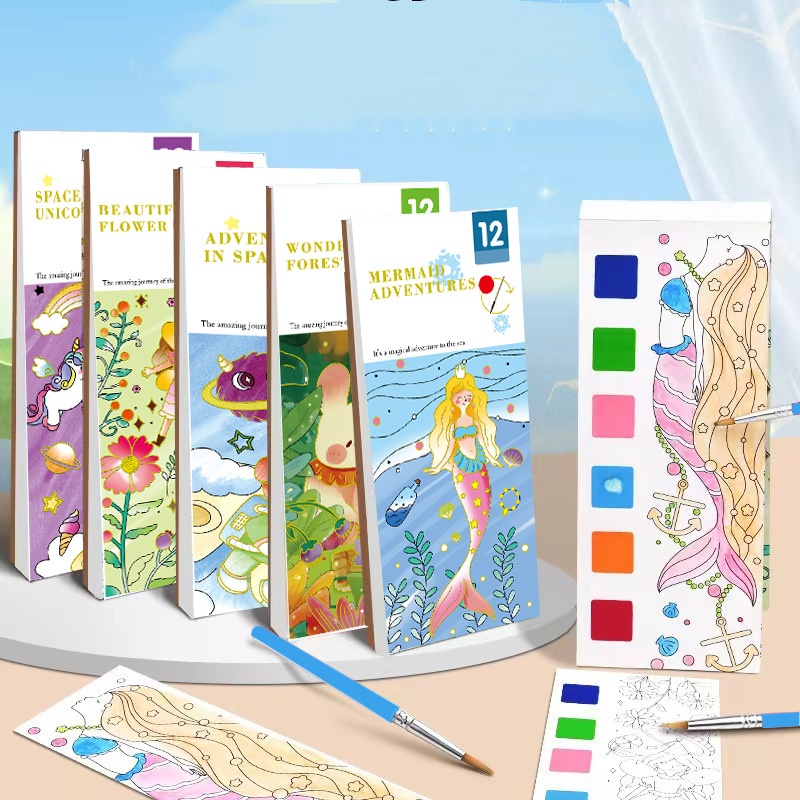 Bview Art Magic Water-Activate - огляд і ціна Reusable Water Magic Coloring Book