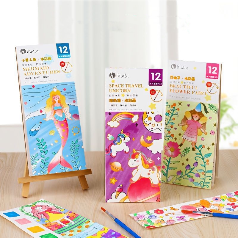 Bview Art Magic Water-Activate - огляд і ціна Reusable Water Magic Coloring Book