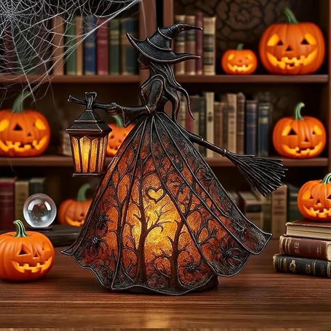 Witch Resin Tabletop Night Lig - огляд і ціна Movies