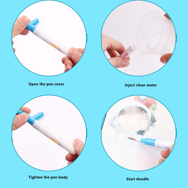 Hot Sale Reusable Magic Water  - огляд і ціна Reusable Water Magic Coloring Book