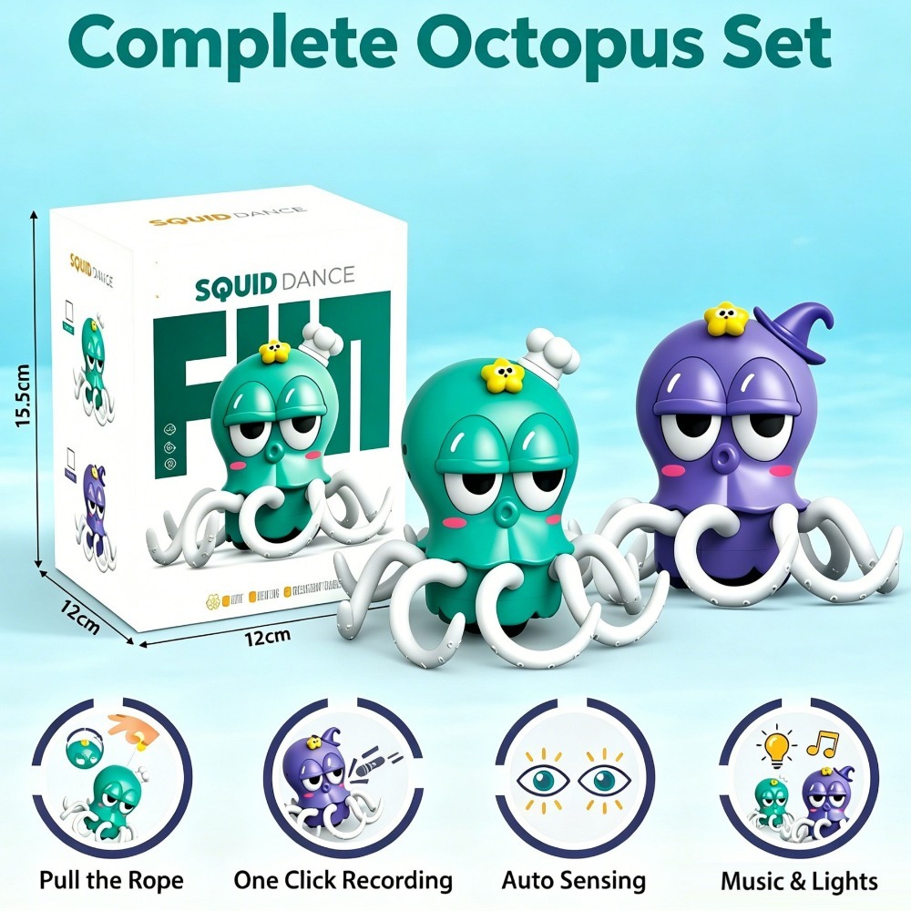 Electric Dancing Octopus Toy A - огляд і ціна Music