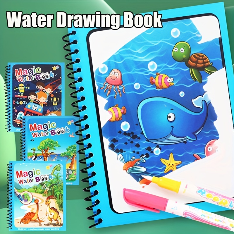 Magical Book Water Drawing Mon - огляд і ціна Reusable Water Magic Coloring Book