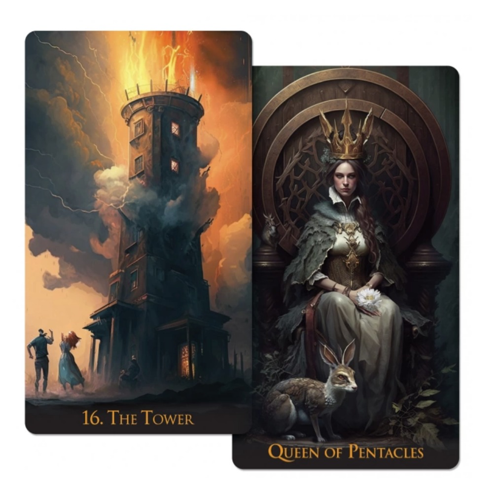 12*7cm Weird World Tarot 78 Ca - огляд і ціна Tarot Deck With Guidebook