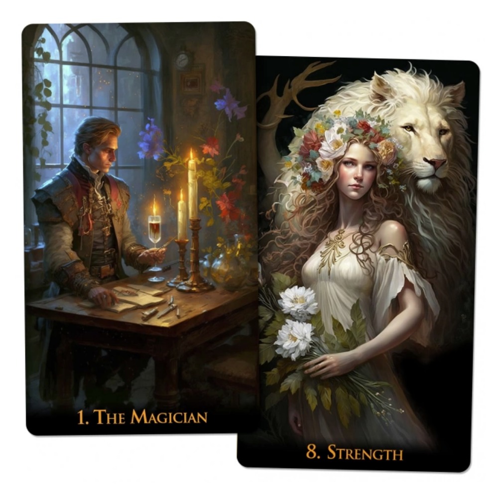 12*7cm Weird World Tarot 78 Ca - огляд і ціна Tarot Deck With Guidebook
