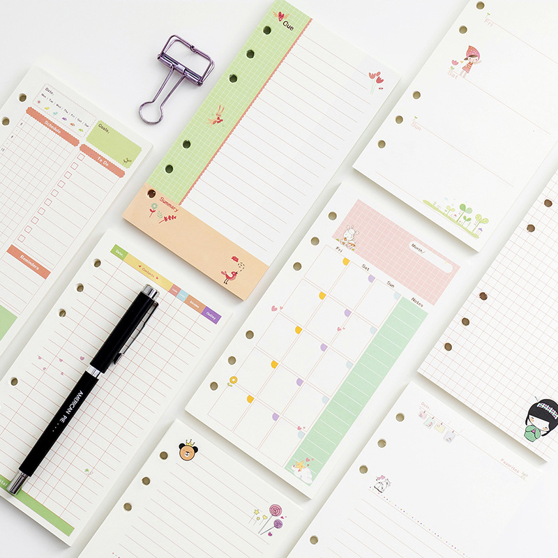 Kawayi A5 A6 Loose Leaf Notebo - огляд і ціна A5 Spiral Dotted Grid Notebook