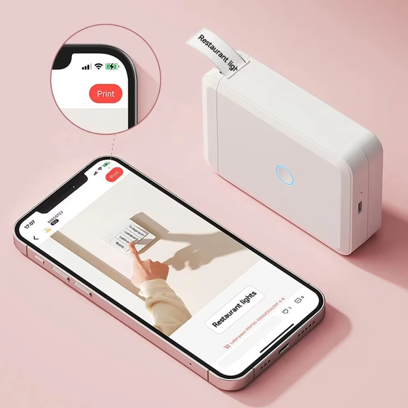 Niimbot D110 Mini Portable The - огляд і ціна Mini Pocket Thermal Printer Paper Roll