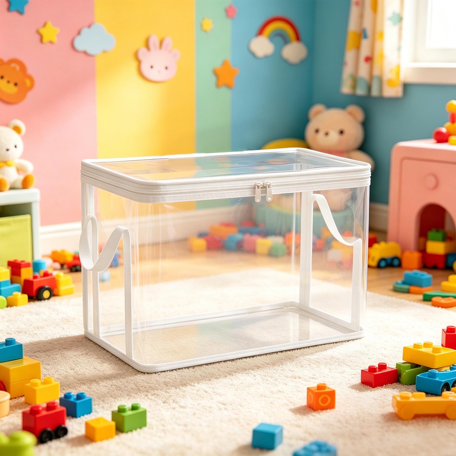 Toy Storage Bag Transparent Or - огляд і ціна Books