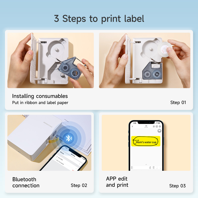 Niimbot N1/B18 Thermal Transfe - огляд і ціна Mini Pocket Thermal Printer Paper Roll