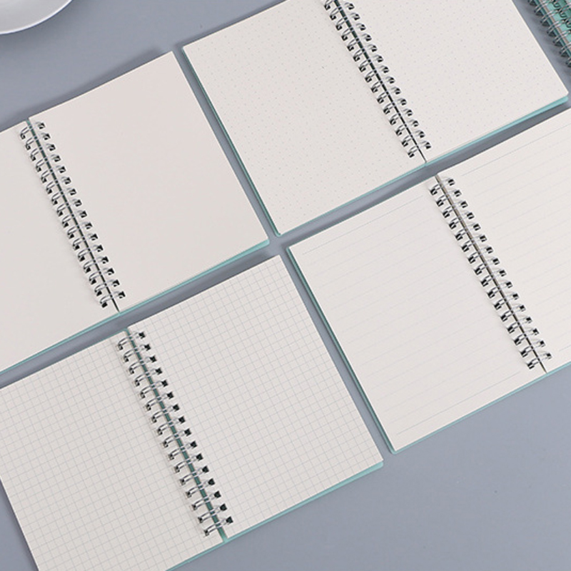 A6 A5 B5 A4 Green Spiral Book  - огляд і ціна A5 Spiral Dotted Grid Notebook