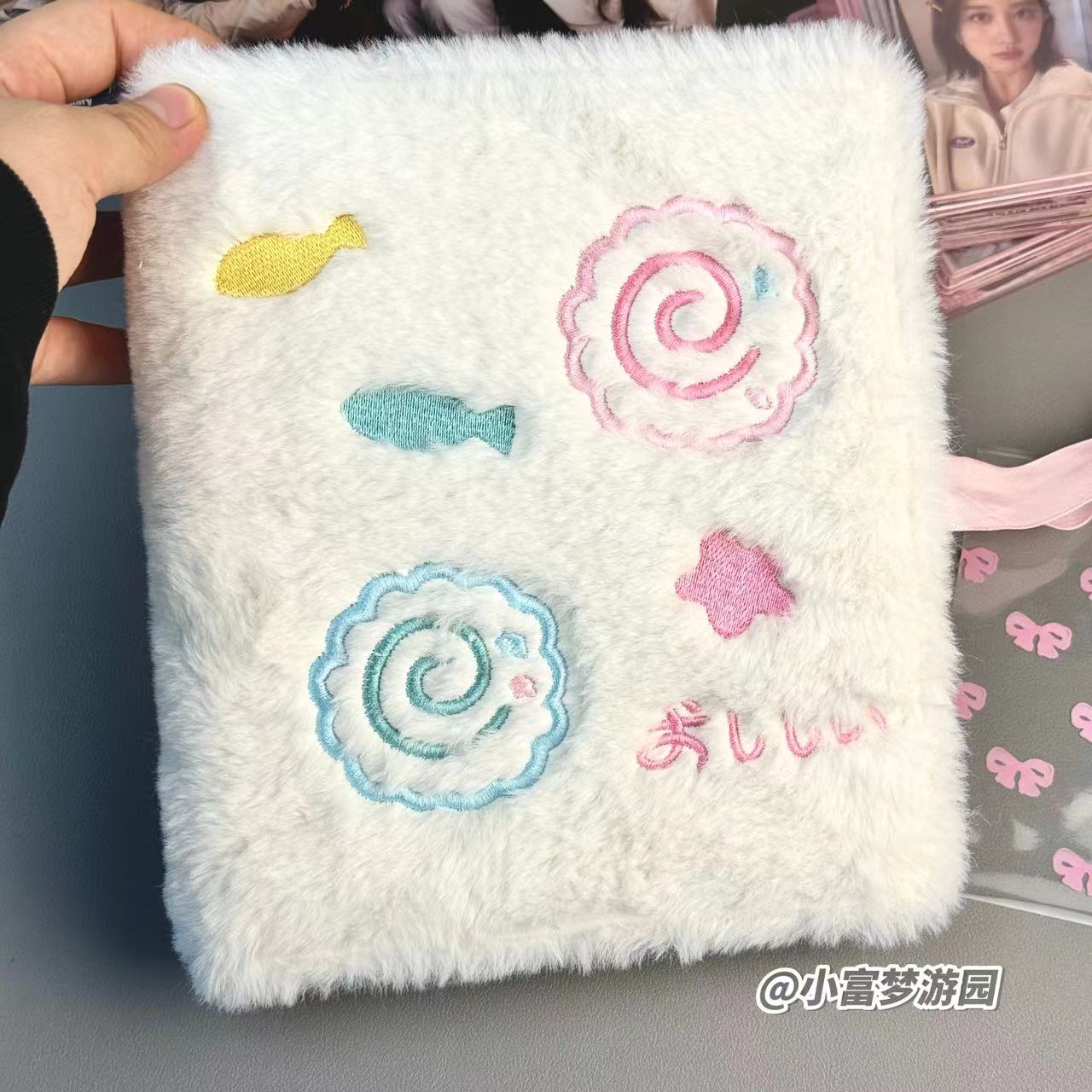 Cute Plush Fish Card Book A5 B - огляд і ціна Kpop Photo Card Binder 3 Inch