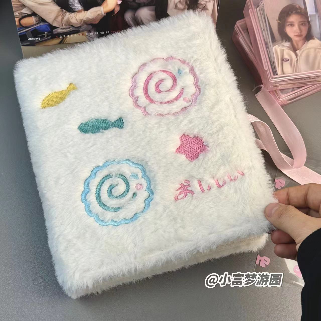 Cute Plush Fish Card Book A5 B - огляд і ціна Kpop Photo Card Binder 3 Inch