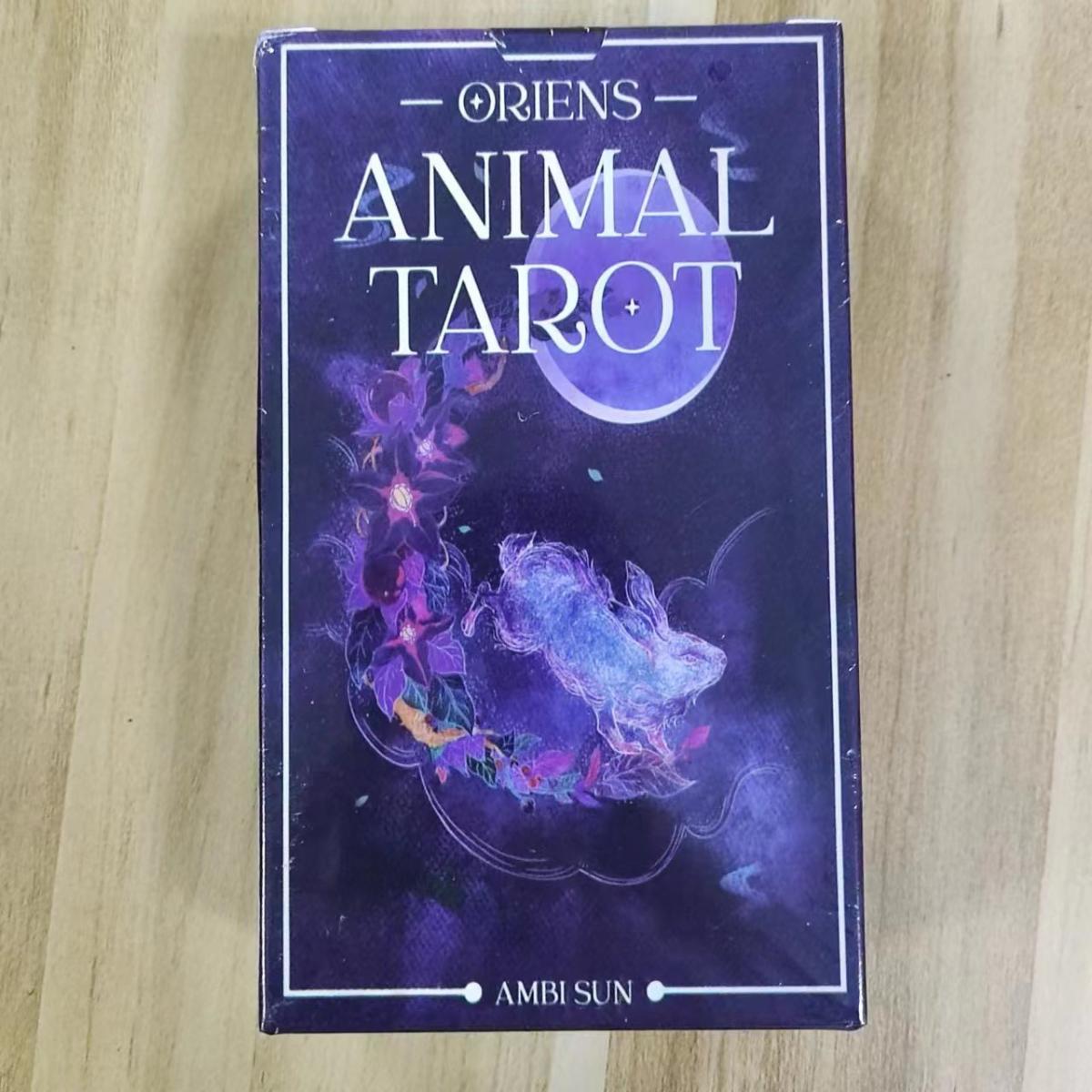 12x7 Cm Oriens Animal Tarot 78 - огляд і ціна Tarot Deck With Guidebook
