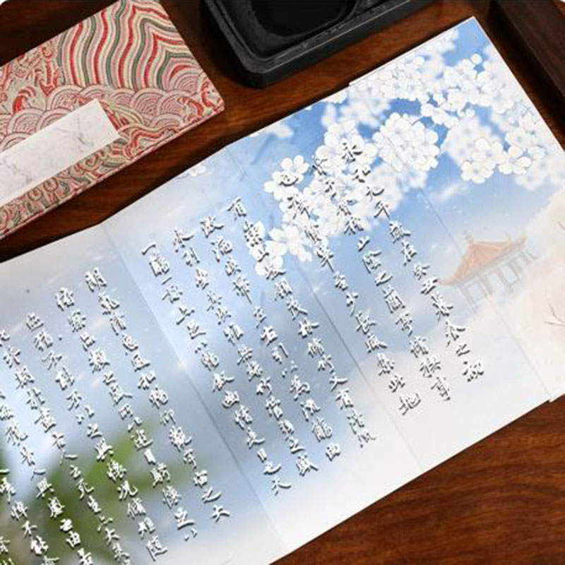 8x20 cm Xuan Paper Accordion A - огляд і ціна Chinese Calligraphy Practice Book