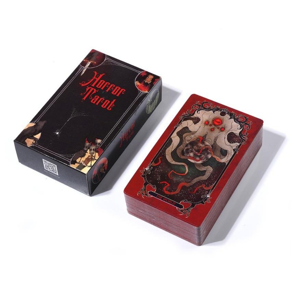 10.3*6cm Horror Tarot Deck Car - огляд і ціна Tarot Deck With Guidebook