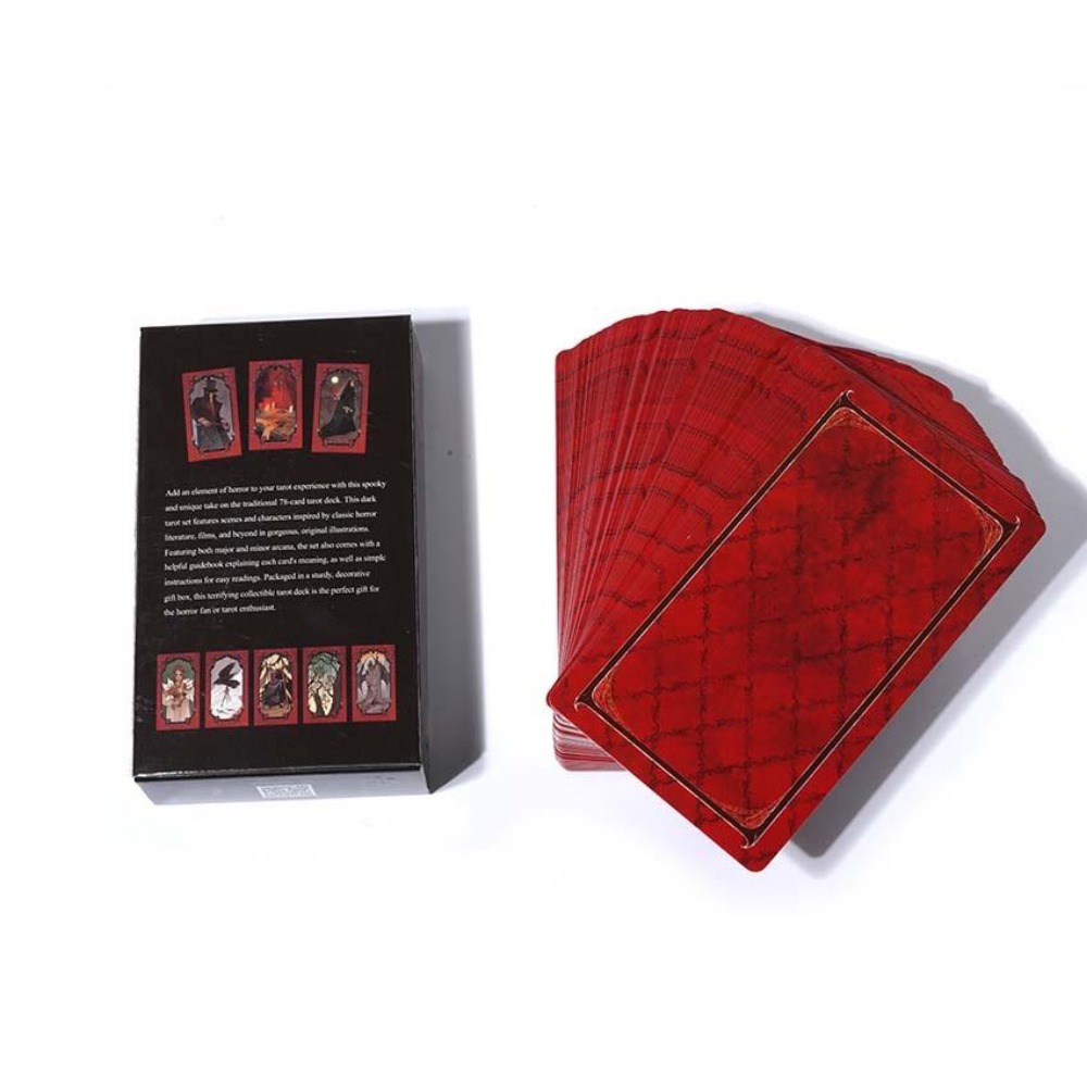 10.3*6cm Horror Tarot Deck Car - огляд і ціна Tarot Deck With Guidebook