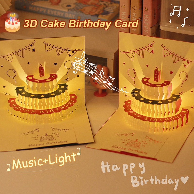 3D Music Light Birthday Card C - огляд і ціна Blank Sheet Music Notebook