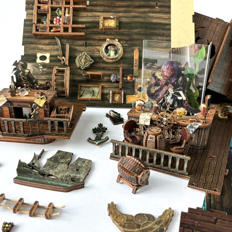 Miniature DIY Wooden New World - огляд і ціна Diy Wooden Book Nook Kit Shelf Insert