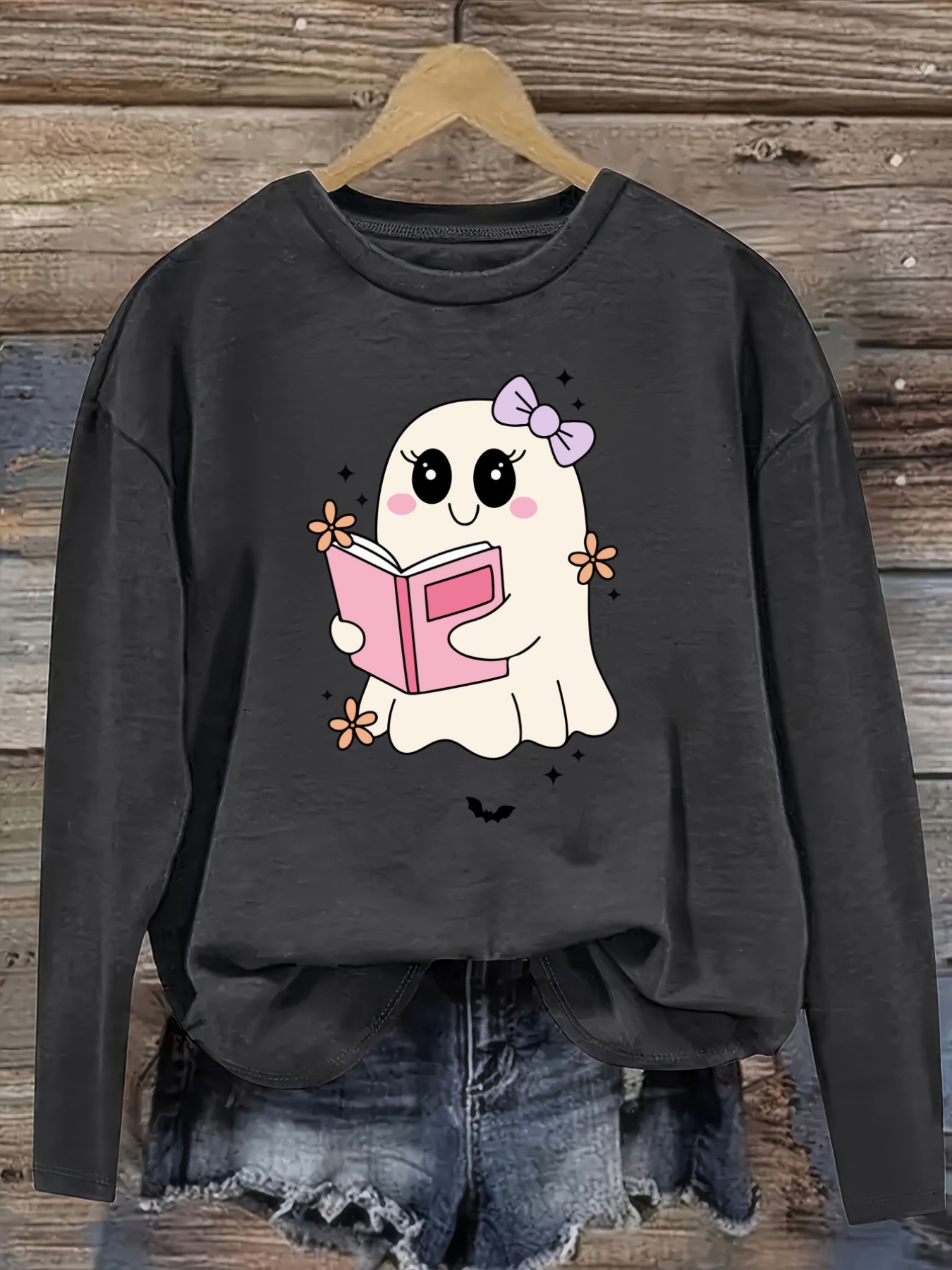 Women's Casual Long Sleeve Cre - огляд і ціна Books