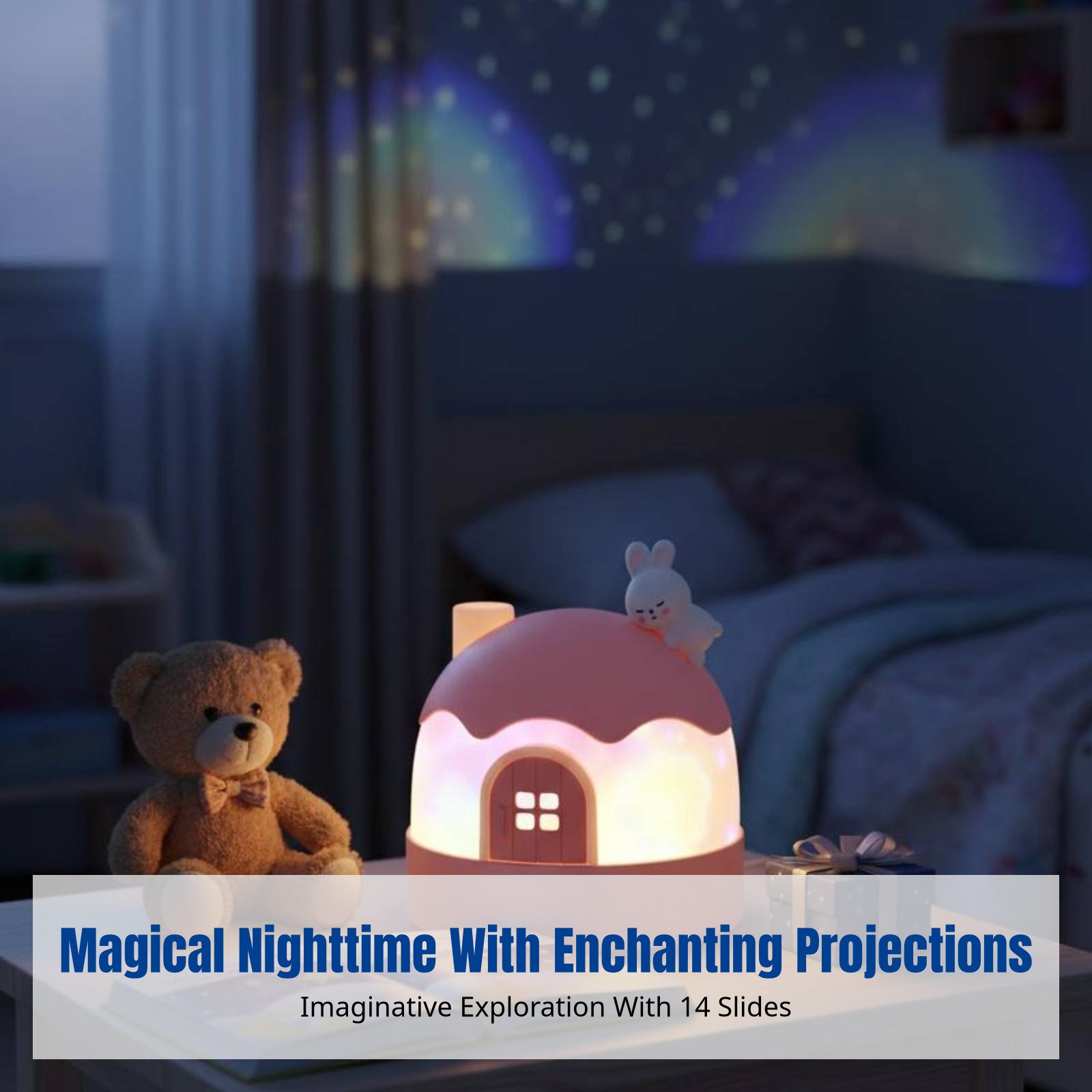 Cartoon Bunny Star Projector,  - огляд і ціна Music