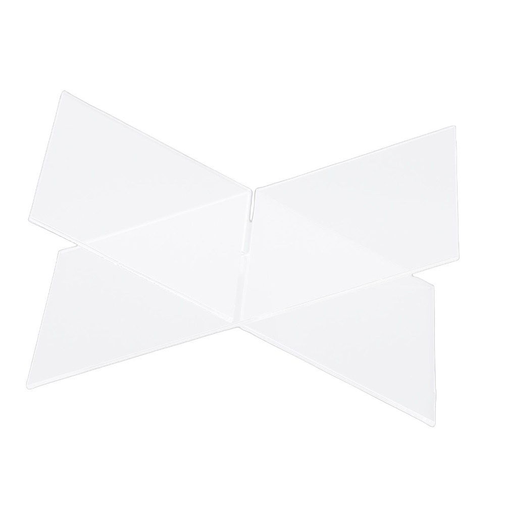 1set X-Shaped Design Acrylic B - огляд і ціна Clear Acrylic Book Stand Holder