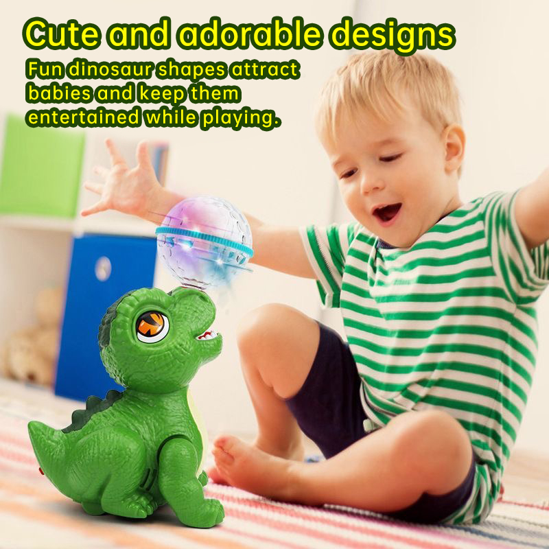 Electric Dinosaur Top Ball Toy - огляд і ціна Music