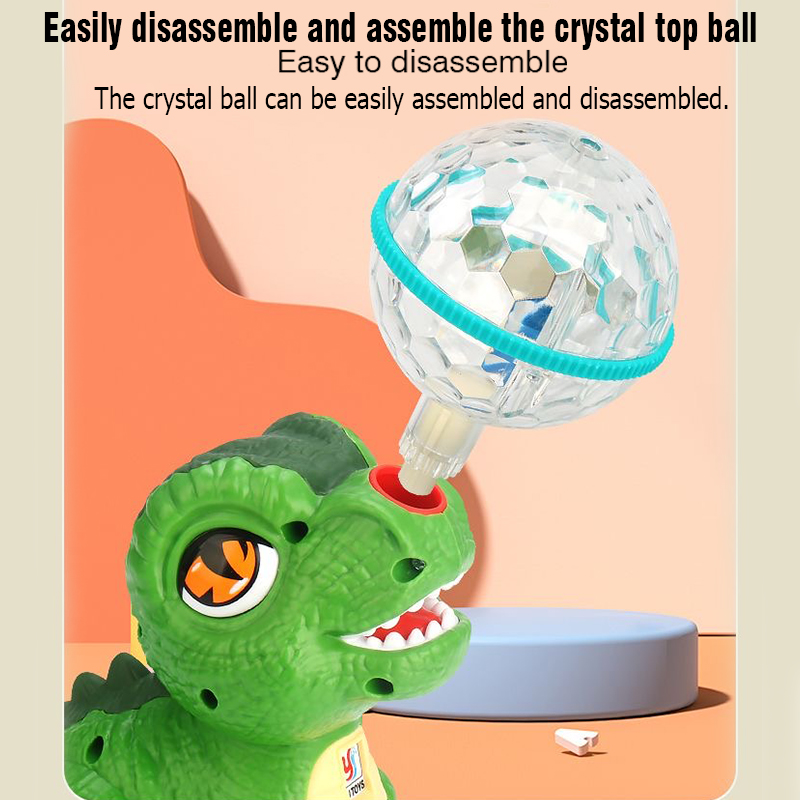 Electric Dinosaur Top Ball Toy - огляд і ціна Music