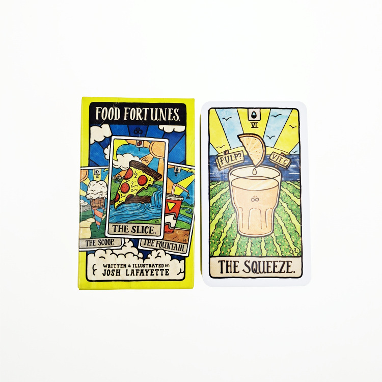 New 78 Illustrated Food&Drink  - огляд і ціна Tarot Deck With Guidebook