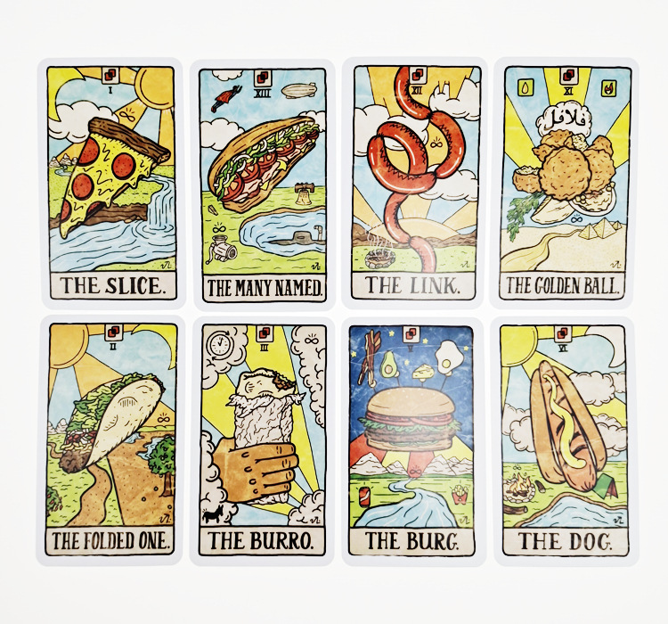 New 78 Illustrated Food&Drink  - огляд і ціна Tarot Deck With Guidebook