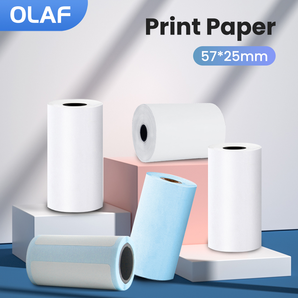 57MM Rolls Thermal Paper Self- - огляд і ціна Mini Pocket Thermal Printer Paper Roll