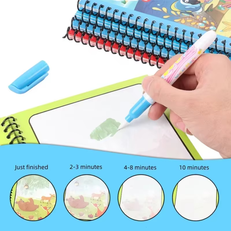 1pc Reusable Water Drawing Boo - огляд і ціна Reusable Water Magic Coloring Book