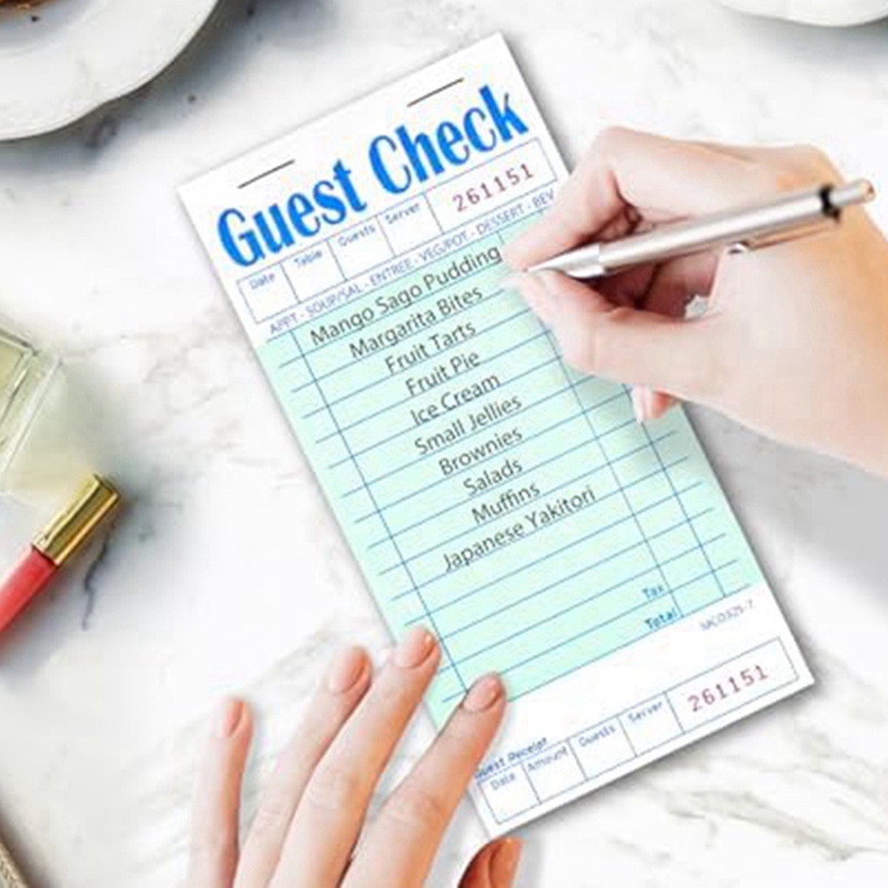 5 Pack Guest Check Books, Serv - огляд і ціна Books