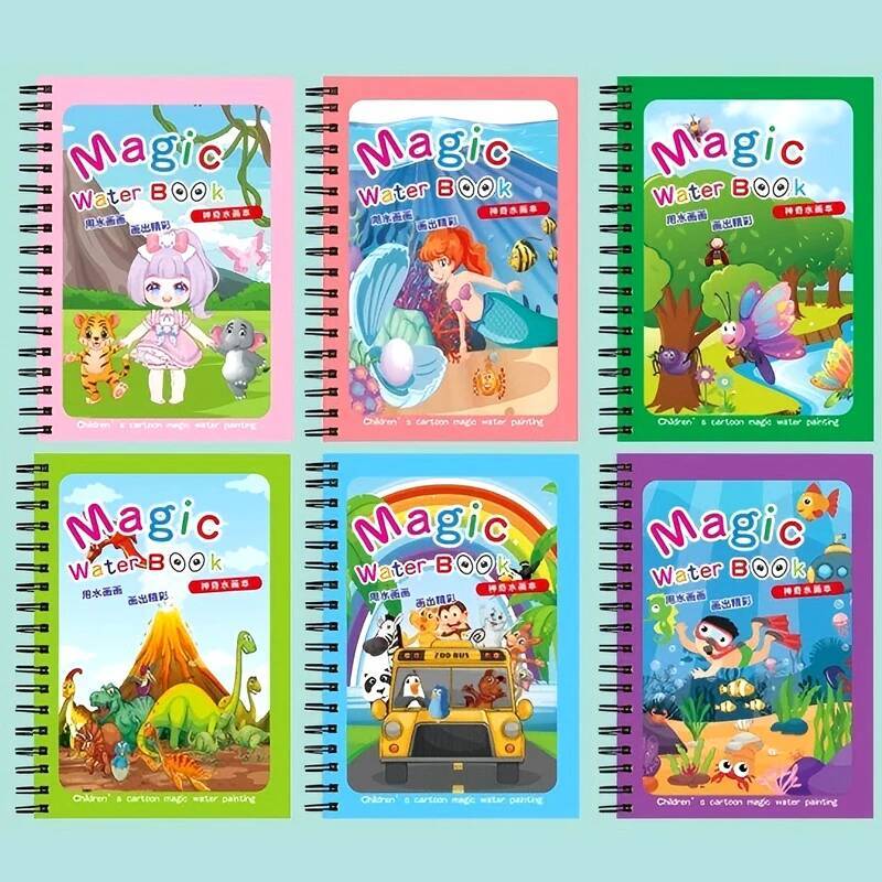 Magical Book Water Drawing Mon - огляд і ціна Reusable Water Magic Coloring Book