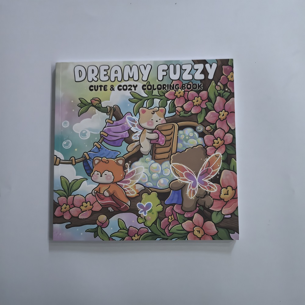 Dreamy Fuzzy Cute & Cozy Color - огляд і ціна Adult Coloring Book Stress Relief
